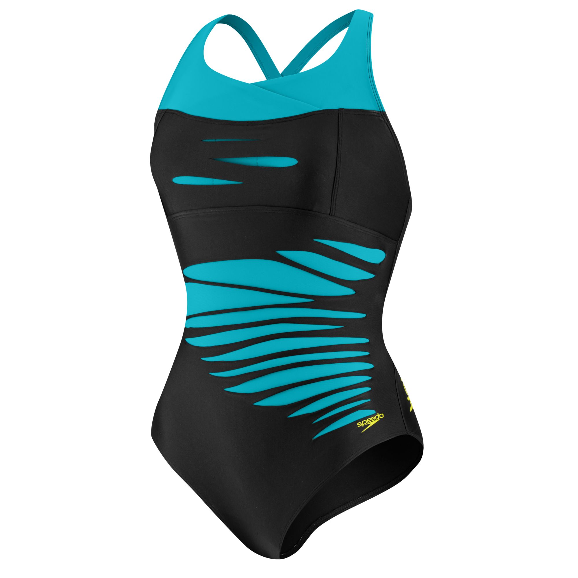Speedo Aqua Zumba SlashORama Crossback Swimsuit eBay