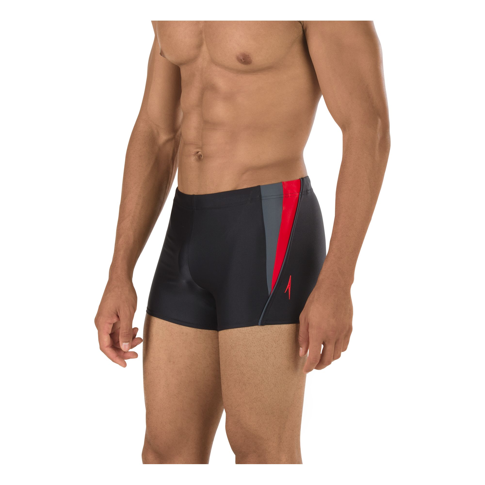 Speedo Fitness Splice Square Leg Swimsuit eBay