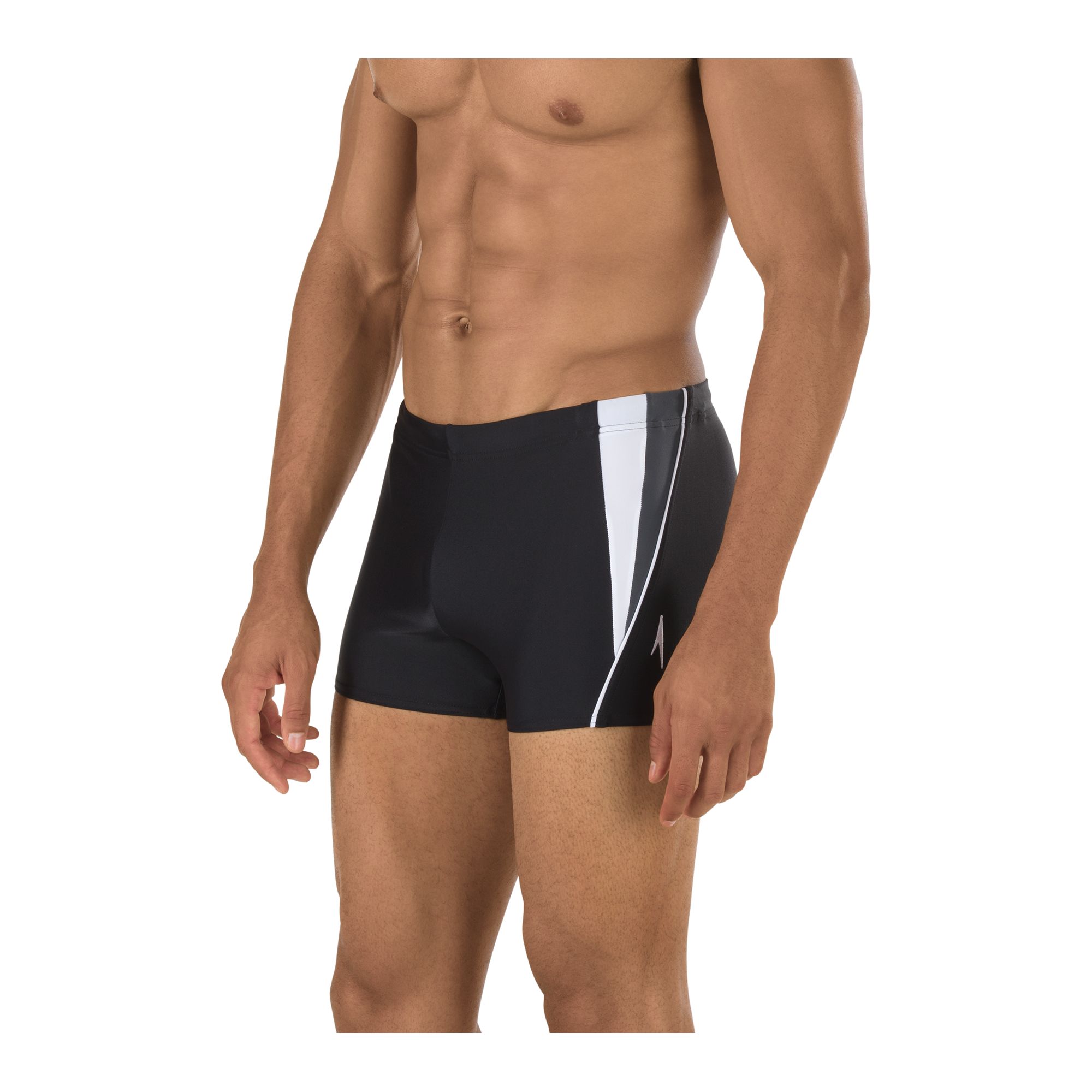 Speedo Fitness Splice Square Leg Swimsuit eBay