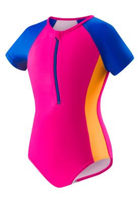 BEGIN TO SWIM TODDLER SHORT SLEEVE ZIP 1PC