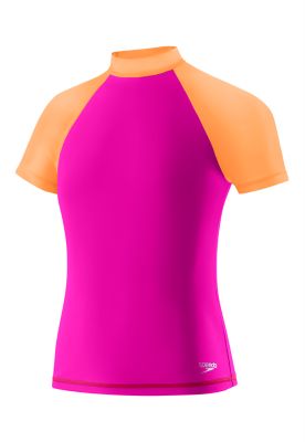 GIRLS COLORBLOCK RASH GUARD (4-6X)