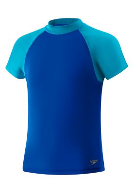 GIRLS COLORBLOCK RASH GUARD (7-16)