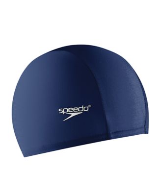 blue swim cap