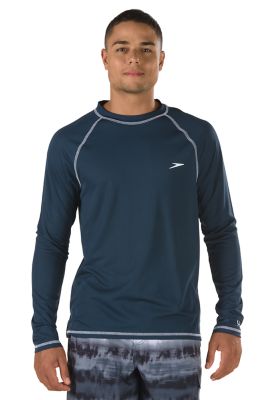 speedo swim shirt mens