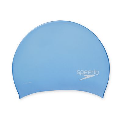 speedo silicone long hair swim cap