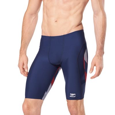 speedo male solid endurance  jammer swimsuit