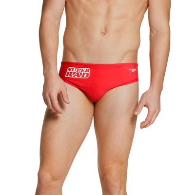 red mens speedo