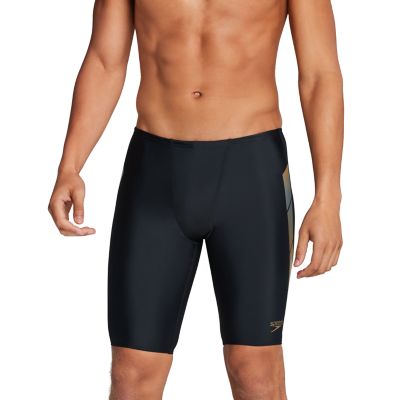 black speedo swim shorts