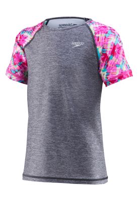 speedo rash guard short sleeve