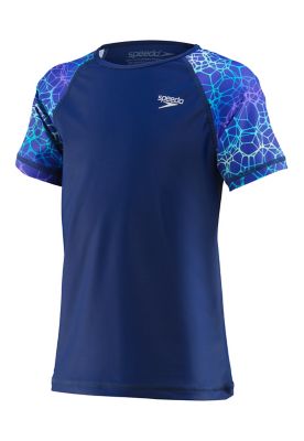 speedo rash guard short sleeve