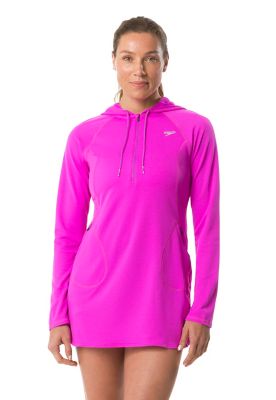 speedo cover up hoodie dress