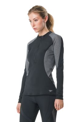 speedo rash guard womens