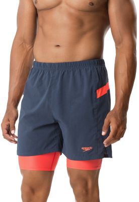 mens swimsuit with compression liner