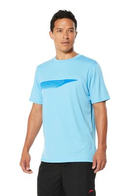 speedo short sleeve easy swim tee