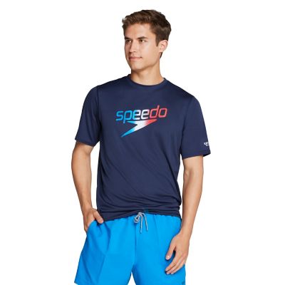 speedo swim shirt mens