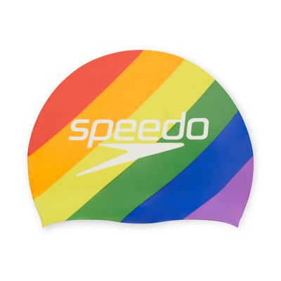 speedo pride swim cap