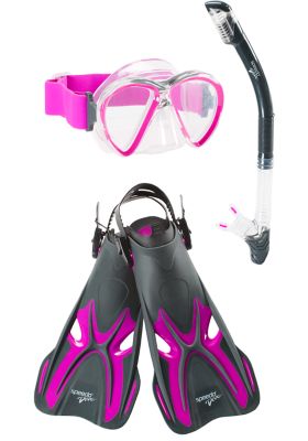 speedo adventure snorkel set