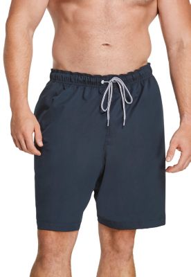 red lifeguard swim trunks