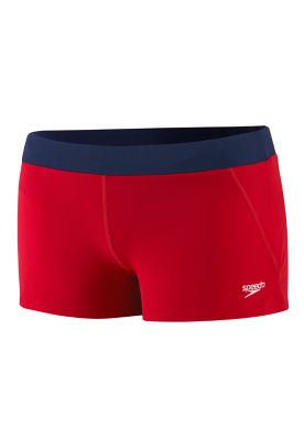 red speedo shorts