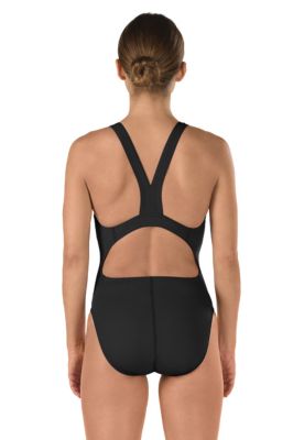 speedo women's endurance plus solid super pro back one piece swimsuit